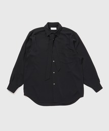 【ZOZO限定】ドレープとろみ ルーズシルエット ボウタイシャツ / オールシーズン着用可能 / 2Way / ユニセックス / Made by ZOZO