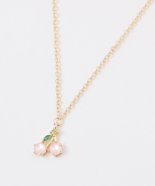 FOREVER 21(フォーエバー トゥエンティーワン)の「チェリーモチーフネックレス(ネックレス・レディース・ゴールド・FREE)」の3枚目の写真