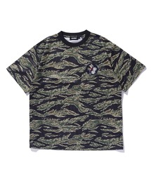 迷彩 tシャツ ピチt 平成 y2k シティ グランジ Tシャツ M ピチT グランジ y2k ストリート 平成ギャル