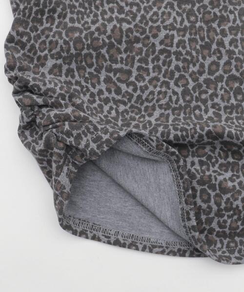 dispark(ディスパーク)の「DISPARK/ヘンリーネックオフショルレオパードSSトップス(Tシャツ/カットソー・レディース・ブラウン/グレー・FREE)」の15枚目の写真