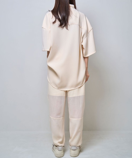 Nora Lily(ノラリリー)の「【Nora Lily】Sheer Layered Pants(UNISEX)(その他パンツ・メンズ・ブラック/ライトブルー/オフホワイト・FREE)」の11枚目の写真