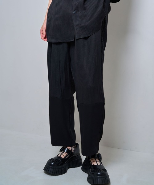 Nora Lily(ノラリリー)の「【Nora Lily】Sheer Layered Pants(UNISEX)(その他パンツ・メンズ・ブラック/ライトブルー/オフホワイト・FREE)」の16枚目の写真