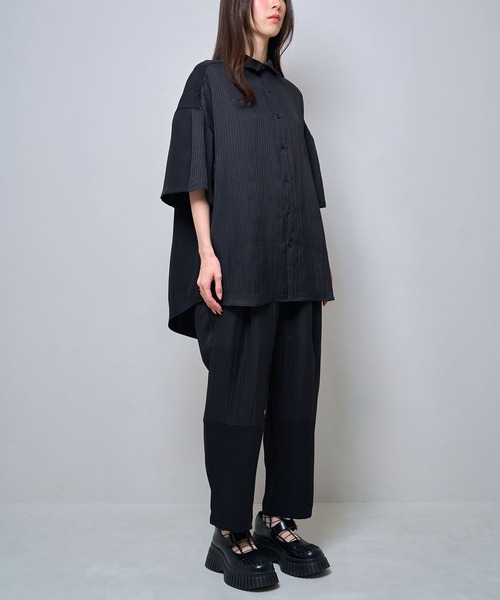 Nora Lily(ノラリリー)の「【Nora Lily】Sheer Layered Pants(UNISEX)(その他パンツ・メンズ・ブラック/ライトブルー/オフホワイト・FREE)」の22枚目の写真