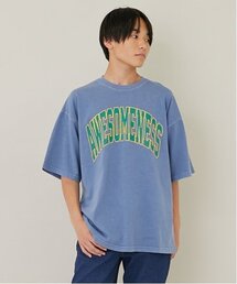 GLAZOS（グラソス）の「【大人向けサイズあり】【ヘビーウェイト天竺】ピグメントカレッジロゴTシャツ（Tシャツ/カットソー）」