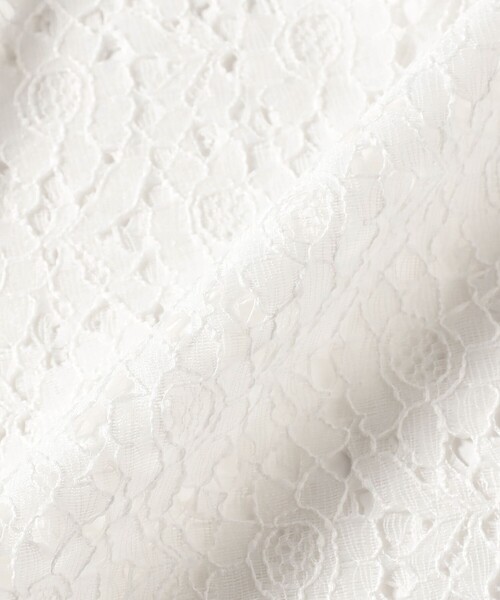 A PUPIL(アピューピル)の「A PUPIL / レース フレア ノースリーブ(シャツ/ブラウス・レディース・ホワイト/ブラック・ONE SIZE)」の8枚目の写真