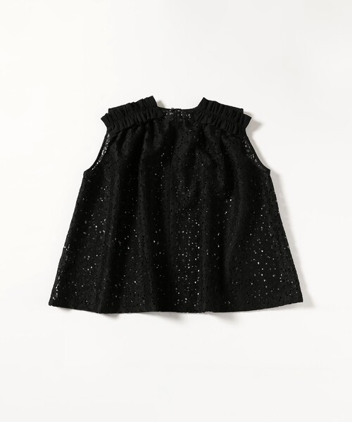 A PUPIL(アピューピル)の「A PUPIL / レース フレア ノースリーブ(シャツ/ブラウス・レディース・ホワイト/ブラック・ONE SIZE)」の10枚目の写真