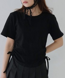 Uenui（ウニュイ）の「【 cunii 】 サイドギャザーフィットカットソー（Tシャツ/カットソー）」