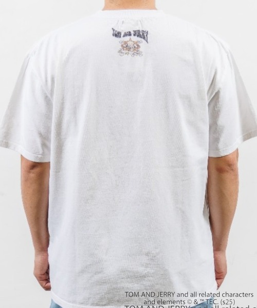 JUNKSOUL(ジャンクソウル)の「JUNK SOUL/TOM&JERRYT(トム&ジェリー) ボヘミアン Tシャツ (M4)(Tシャツ/カットソー・メンズ・ホワイト/イエロー・MEDIUM/X-LARGE)」の3枚目の写真