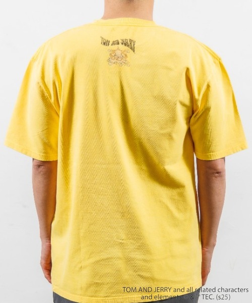 JUNKSOUL(ジャンクソウル)の「JUNK SOUL/TOM&JERRYT(トム&ジェリー) ボヘミアン Tシャツ (M4)(Tシャツ/カットソー・メンズ・ホワイト/イエロー・MEDIUM/X-LARGE)」の4枚目の写真