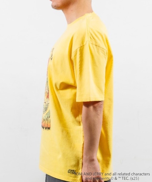 JUNKSOUL(ジャンクソウル)の「JUNK SOUL/TOM&JERRYT(トム&ジェリー) ボヘミアン Tシャツ (M4)(Tシャツ/カットソー・メンズ・ホワイト/イエロー・MEDIUM/X-LARGE)」の6枚目の写真