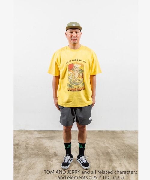 JUNKSOUL(ジャンクソウル)の「JUNK SOUL/TOM&JERRYT(トム&ジェリー) ボヘミアン Tシャツ (M4)(Tシャツ/カットソー・メンズ・ホワイト/イエロー・MEDIUM/X-LARGE)」の8枚目の写真