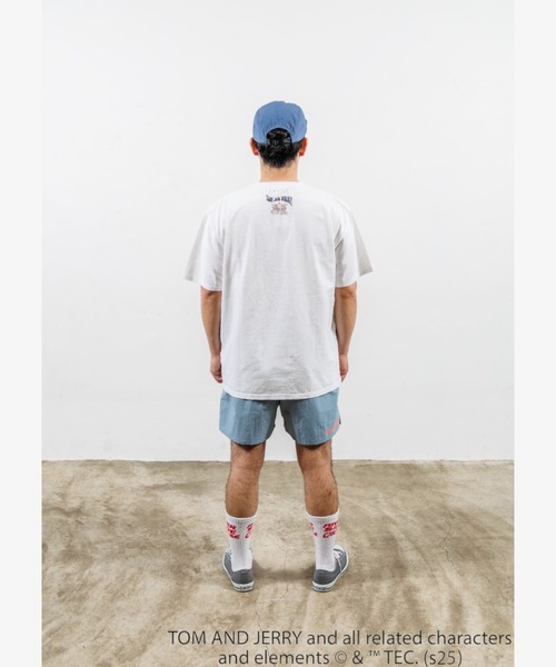 JUNKSOUL(ジャンクソウル)の「JUNK SOUL/TOM&JERRYT(トム&ジェリー) ボヘミアン Tシャツ (M4)(Tシャツ/カットソー・メンズ・ホワイト/イエロー・MEDIUM/X-LARGE)」の9枚目の写真