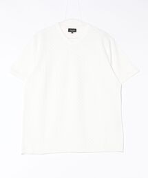 MEN'S BIGI（メンズビギ）の「サマーニットコンビVネック半袖Tシャツ（Tシャツ/カットソー）」