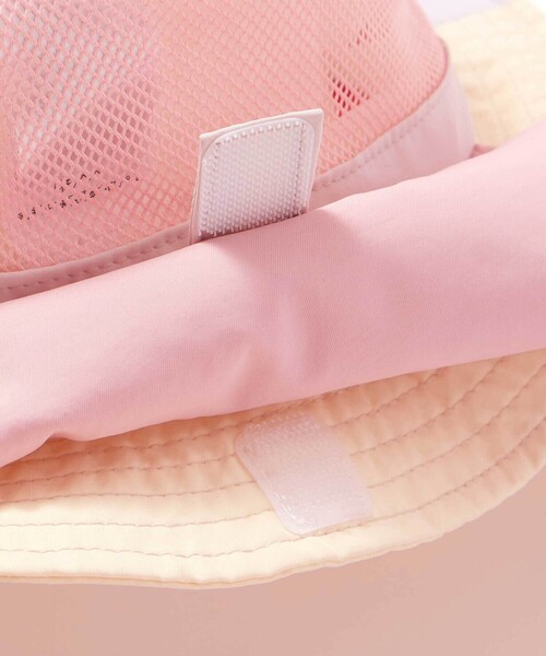 SLAP SLIP（スラップスリップ）の「【UVカット】日よけ付き切り替え総柄メッシュサファリハット(50~54cm)（ハット・キッズ・ベージュ/ピンク/ブルー系その他2/ブルー/ブルー系その他・52cm/54cm/50cm）」の20枚目の写真