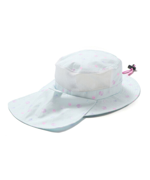 SLAP SLIP（スラップスリップ）の「【UVカット】日よけ付き切り替え総柄メッシュサファリハット(50~54cm)（ハット・キッズ・ベージュ/ピンク/ブルー系その他2/ブルー/ブルー系その他・52cm/54cm/50cm）」の13枚目の写真