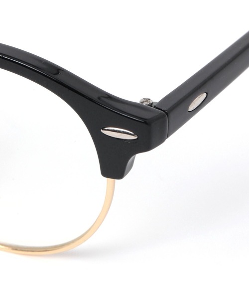LAKOLE（ラコレ）の「ハーフリムボストンサングラス / 414742（サングラス・メンズ・ブラック/その他4・FREE）」の10枚目の写真