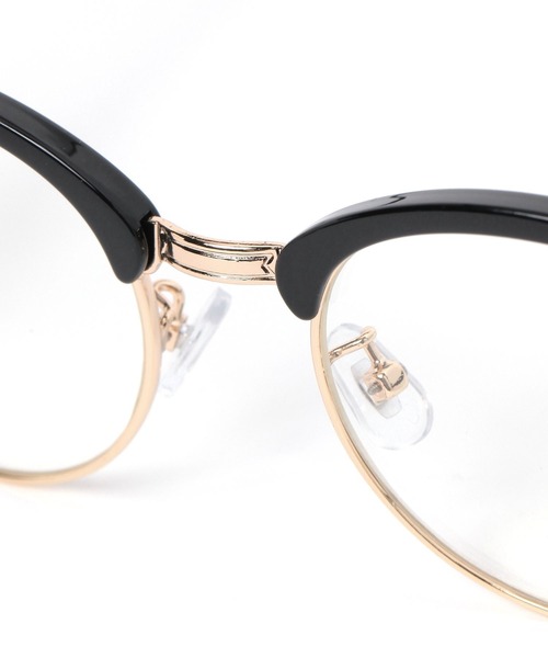 LAKOLE（ラコレ）の「ハーフリムボストンサングラス / 414742（サングラス・メンズ・ブラック/その他4・FREE）」の11枚目の写真