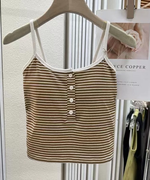 Miniministore(ミニミニストア)の「カップ付きキャミソール ブラトップ重ね着(キャミソール・レディース・ホワイト系1/ホワイト系2/ブラック系1/ブラック系2/ブラウン・FREE)」の22枚目の写真