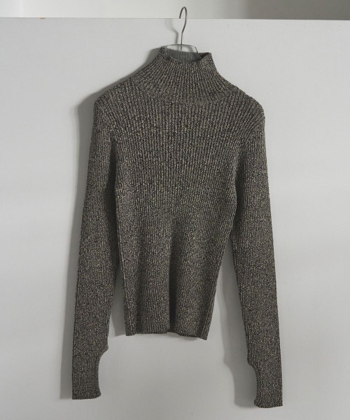 anuke（アンヌーク）の「anuke　Slit Turtle Knit スリットタートルニット/62520530（ニット/セーター・レディース・クリーム/チャコールグレー/ミックスグレー/ブラック/アイボリー・ONE SIZE）」の22枚目の写真