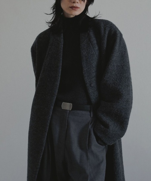 anuke Slit Turtle Knit スリットタートルニット（ニット/セーター