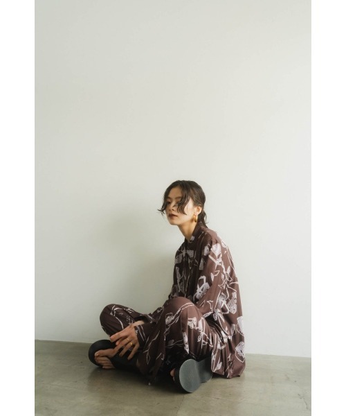 stripe flower shirt（シャツ/ブラウス）｜Knuth Marf
