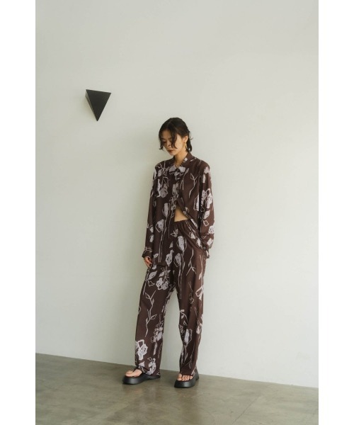 stripe flower shirt（シャツ/ブラウス）｜Knuth Marf
