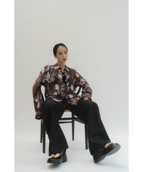 stripe flower shirt（シャツ/ブラウス）｜Knuth Marf
