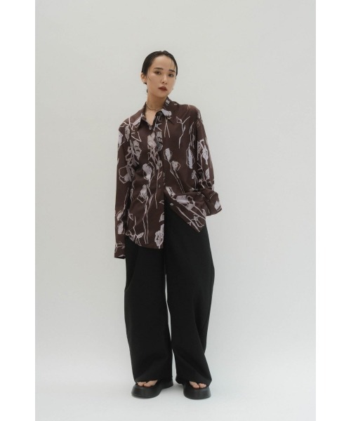 stripe flower shirt（シャツ/ブラウス）｜Knuth Marf