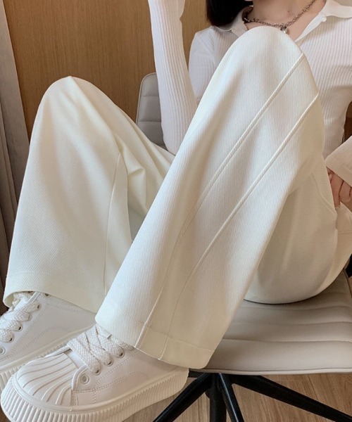 Beststore（ベストストア）の「スウェットパンツ　ウエストゴム入り（スウェットパンツ・レディース・ブラック/ホワイト/ライトグレー/キャメル・M/L/XL）」の16枚目の写真