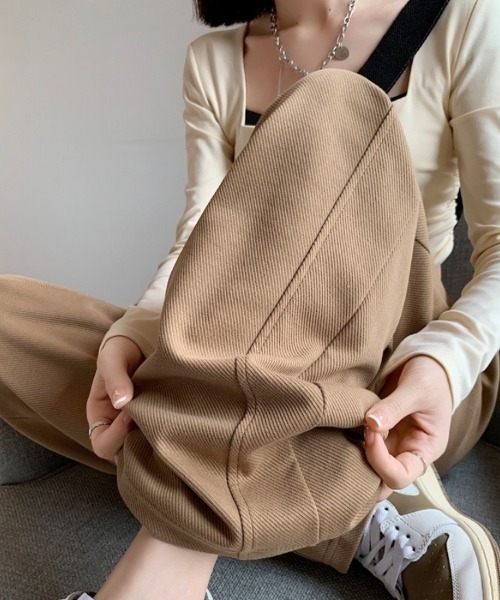 Beststore（ベストストア）の「スウェットパンツ　ウエストゴム入り（スウェットパンツ・レディース・ブラック/ホワイト/ライトグレー/キャメル・M/L/XL）」の6枚目の写真
