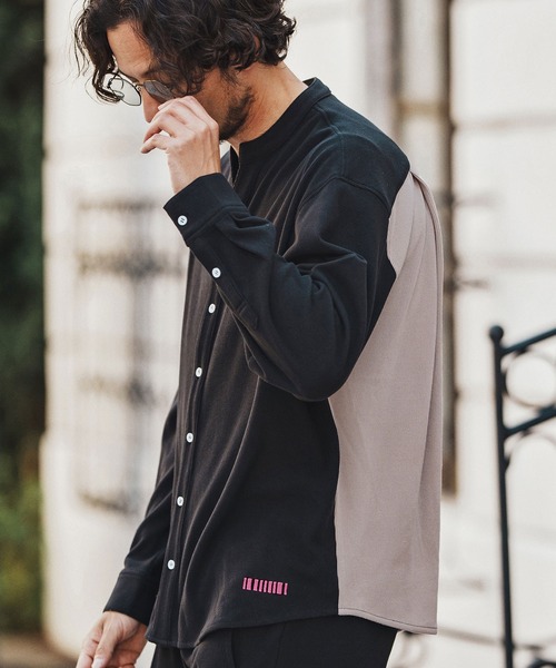 felkod(フィルコッド)の「ms6136- Stretch Corduroy Shirts コーデュロイシャツ(シャツ/ブラウス・メンズ・グレイッシュベージュ/ブラック・S/M/L)」の1枚目の写真