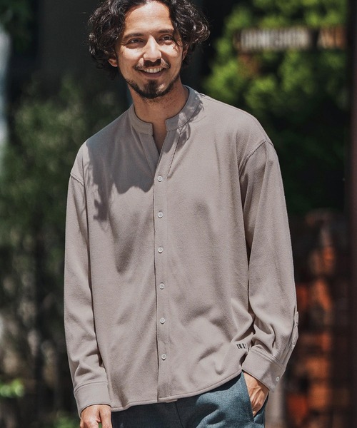 felkod(フィルコッド)の「ms6136- Stretch Corduroy Shirts コーデュロイシャツ(シャツ/ブラウス・メンズ・グレイッシュベージュ/ブラック・S/M/L)」の3枚目の写真