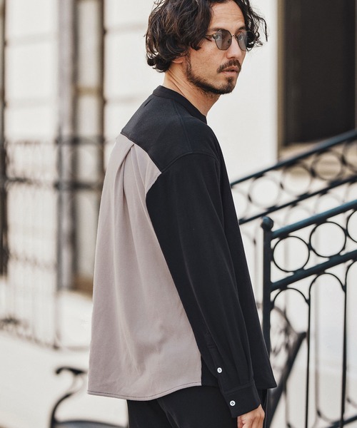 felkod(フィルコッド)の「ms6136- Stretch Corduroy Shirts コーデュロイシャツ(シャツ/ブラウス・メンズ・グレイッシュベージュ/ブラック・S/M/L)」の9枚目の写真