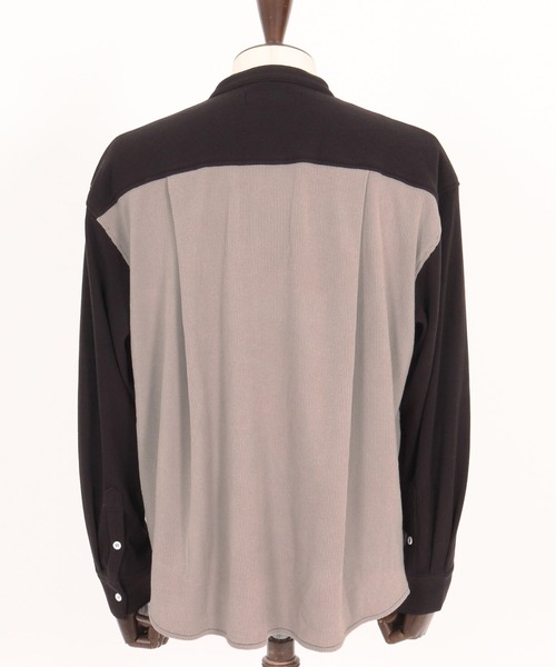 felkod(フィルコッド)の「ms6136- Stretch Corduroy Shirts コーデュロイシャツ(シャツ/ブラウス・メンズ・グレイッシュベージュ/ブラック・S/M/L)」の18枚目の写真