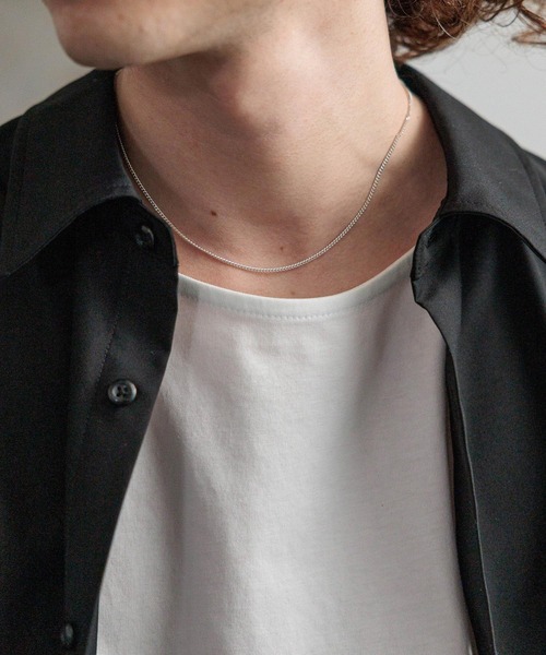HARE(ハレ)の「【SILVER925 MADE IN JAPAN 長さ調節可能】GRACEチェーンネックレス(HARE)(ネックレス・メンズ・シルバー系その他/シルバー・FREE)」の4枚目の写真