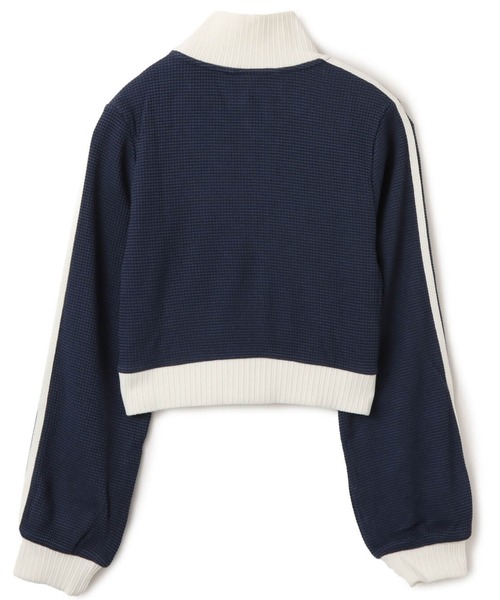 adidas(アディダス)の「adidas CROP TRACK TOP / アディダス クロップ トラックトップ(ニット/セーター・レディース・インディゴブルー・S/M/L)」の7枚目の写真