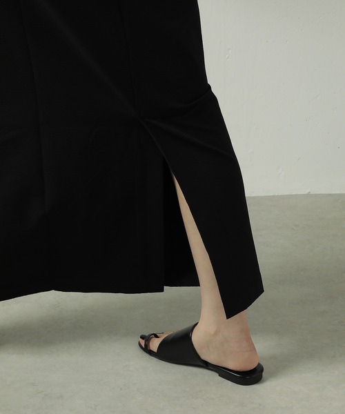 Monocoro toppi(モノコロトッピ)の「撥水加工 ライトサッカー ギャザー キャミワンピース(ワンピース・レディース・ブラウン/レッド/ブラック・フリー)」の18枚目の写真