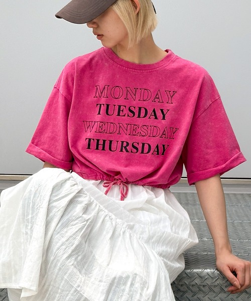 シルケットクロップドTシャツ（Tシャツ/カットソー）｜etoll