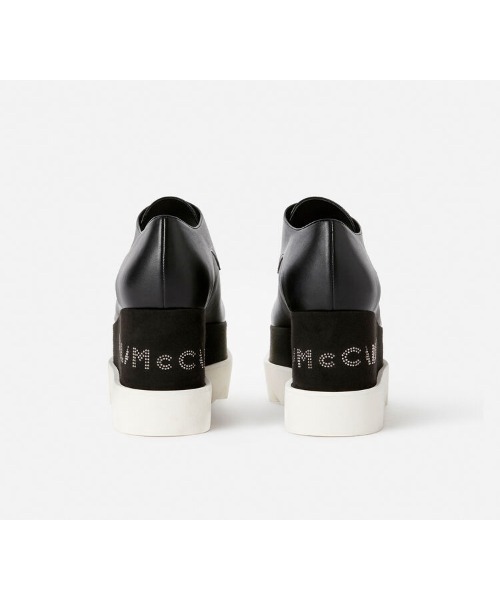 STELLA McCARTNEY(ステラマッカートニー)の「Elyse Logo Platforms / エリス プラットフォーム(ドレスシューズ・レディース・ブラック/アイボリー・35/34.5/34/36.5/36/35.5/37/38)」の5枚目の写真