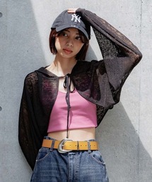 PAGEBOY | シアーカットフードボレロ(カーディガン/ボレロ)