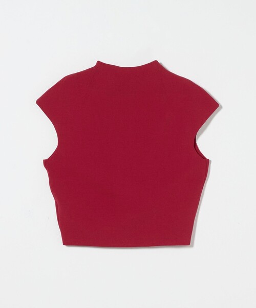 Steven Alan(スティーブンアラン)の「<AMOMENTO>CAP SLEEVE CARDIGAN/カーディガン(カーディガン/ボレロ・レディース・ブラック/レッド・0)」の3枚目の写真