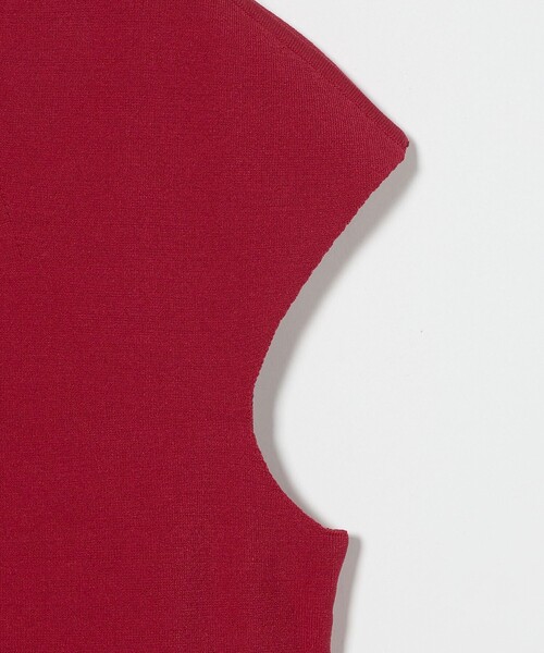 Steven Alan(スティーブンアラン)の「<AMOMENTO>CAP SLEEVE CARDIGAN/カーディガン(カーディガン/ボレロ・レディース・ブラック/レッド・0)」の5枚目の写真