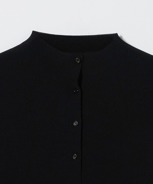 Steven Alan(スティーブンアラン)の「<AMOMENTO>CAP SLEEVE CARDIGAN/カーディガン(カーディガン/ボレロ・レディース・ブラック/レッド・0)」の9枚目の写真