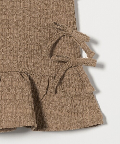 green label relaxing（グリーンレーベルリラクシング）の「ジャカード セットアップ / キッズ  100cm-130cm（パンツドレス・キッズ・ライトブルー/モカ・120cm/130cm/110cm/100cm）」の11枚目の写真