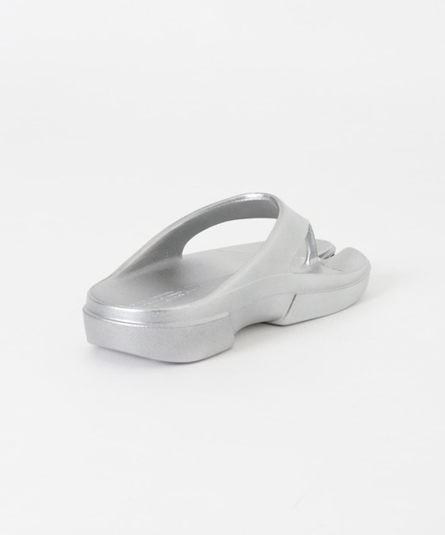 美品！大人気商品！paesシルバー ビーチサンダル 約24cm Paes Flip Flop（サンダル）｜PAES（ペイズ）のファッション通販
