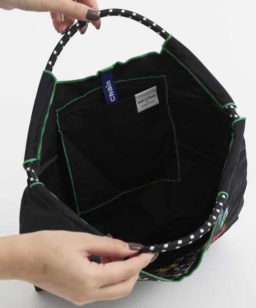 完売★Ball＆Chain★PARISトートバッグ★M サイズ⭐︎ブラック 楽天市場】ボール アンド チェーンエコバッグ（容量（バッグ）10