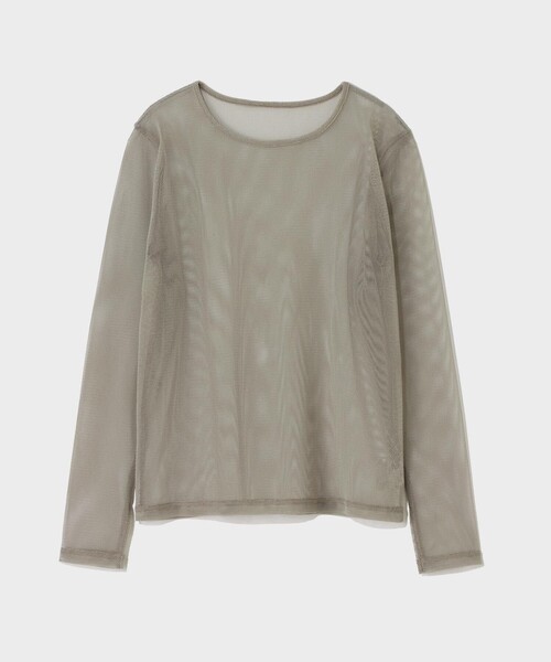 GRACE CLASS（グレースクラス）の「メッシュインナートップ（Tシャツ/カットソー・レディース・ブラック/ベージュ・36）」の11枚目の写真