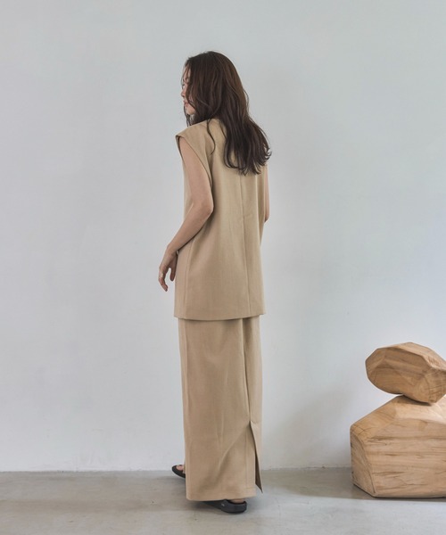 feepur（フェピュール）の「【セットアップ可】コンフォートツイードディープタックスカート（スカート・レディース・ブラウン/アイボリー/グレー・SMALL/MEDIUM）」の20枚目の写真