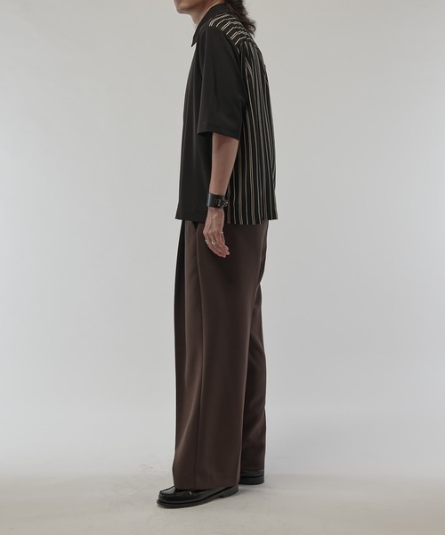 Lui's（ルイス）の「ライトウェイトエアリーZIPシャツ（シャツ/ブラウス・メンズ・ブラック/ブラック系その他/オフホワイト/ホワイト・M/S）」の20枚目の写真