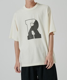 【blurhms】b-ROOTSTOCK 88/12 Print Tee WIDE
